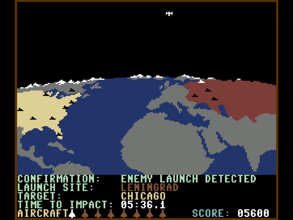 Gameplay of Raid Over Moscow for Commodore 64